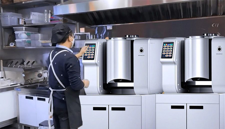 智能炒菜機應(yīng)用場景示意 智能炒菜機應(yīng)用場景示意