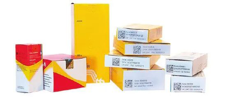 藥品包裝盒帶唯一溯源碼